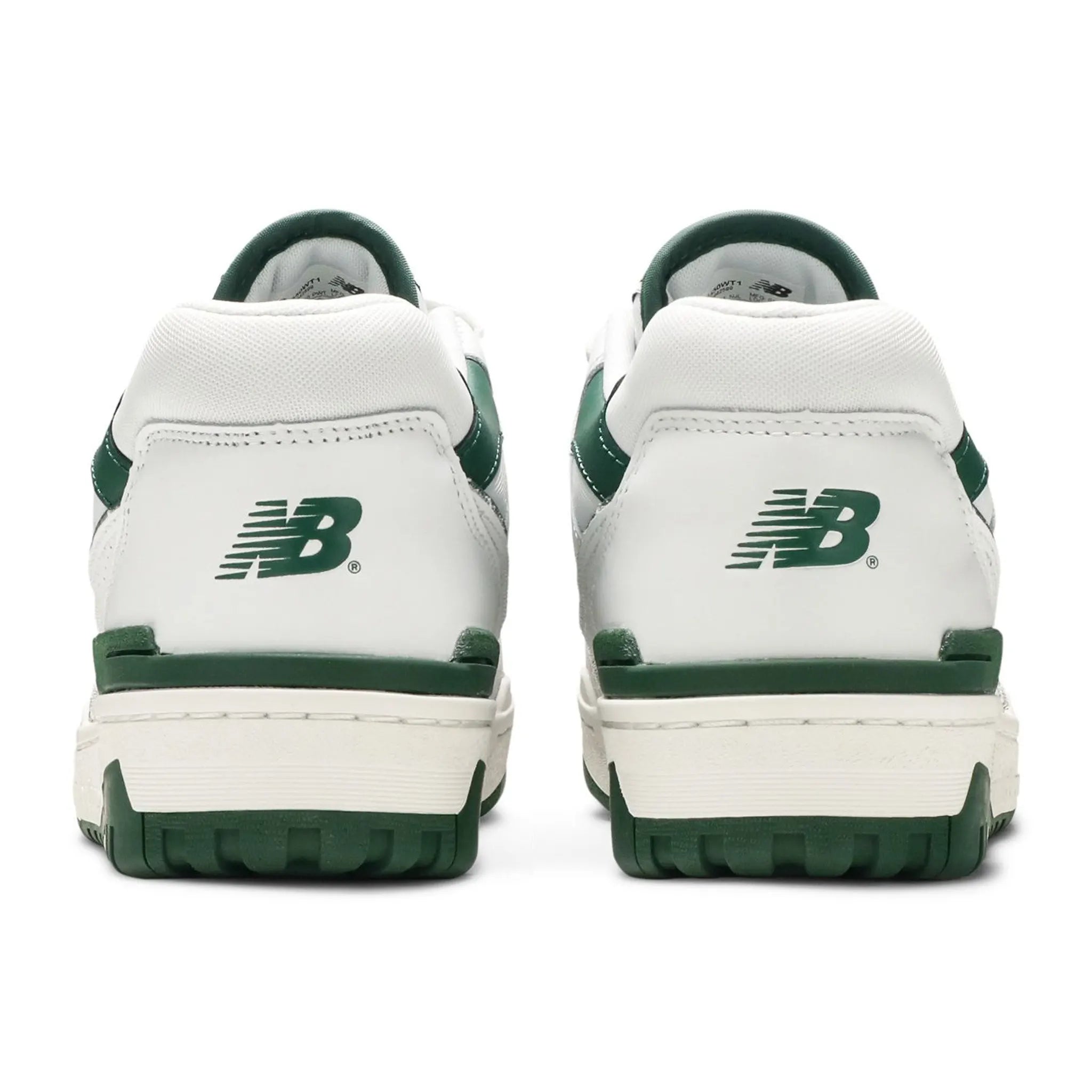 Back View of New Balance 550 White Green BB550WT1